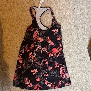 Lululemon Athletica Black and Pink Racerback Tank